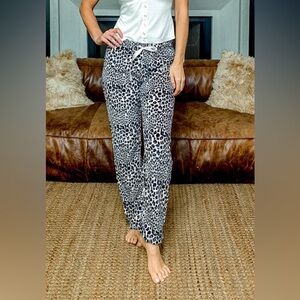 Leopard Print Pajama Pants